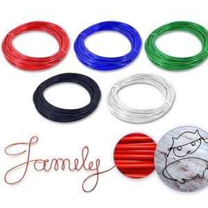 🆕 NEW 1 pack of 5 pcs Craft Beading Wires - Fils pour bijoux artisanat 22 Gauge